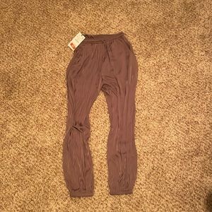 Silk Brown/ Green Zara joggers